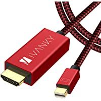 IVANKY Cable Mini DisplayPort a HDMI 2M- Cable Mini DP a HDMI Full HD 1080P Compatible con MacBook- MacBook Air- Surface…